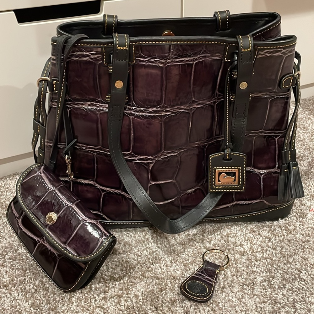 DOONEY & BOURKE  Eggplant 3 piece set